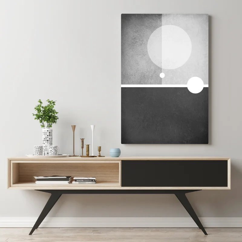 Leinwandbild minimalistische geometrische komposition Leinwandbild minimalistische geometrische komposition