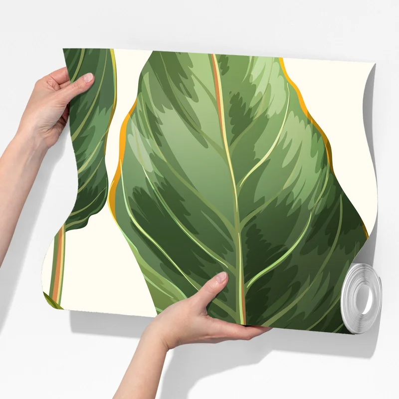 Fototapete tropisches bananenblattmuster Fototapete tropisches bananenblattmuster