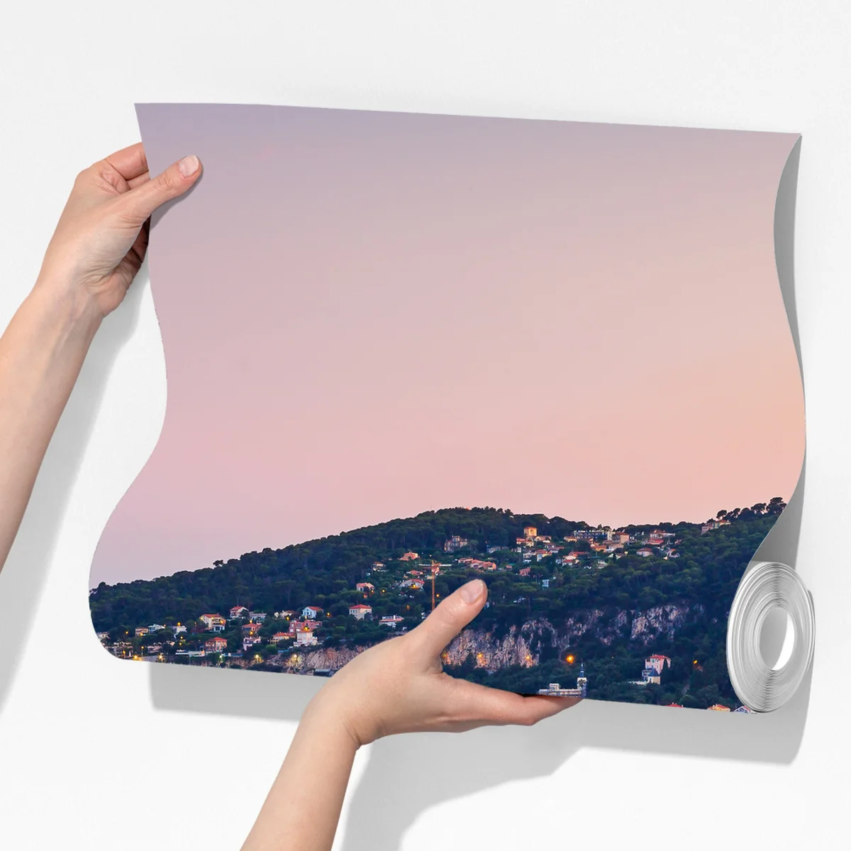 Fototapete sonnenuntergang über Villefranche-sur-Mer Fototapete sonnenuntergang über Villefranche-sur-Mer