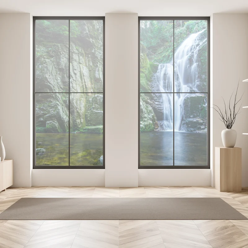 Fensteraufkleber wasserfall Kamienczyk im Karkonosze Fensteraufkleber wasserfall Kamienczyk im Karkonosze