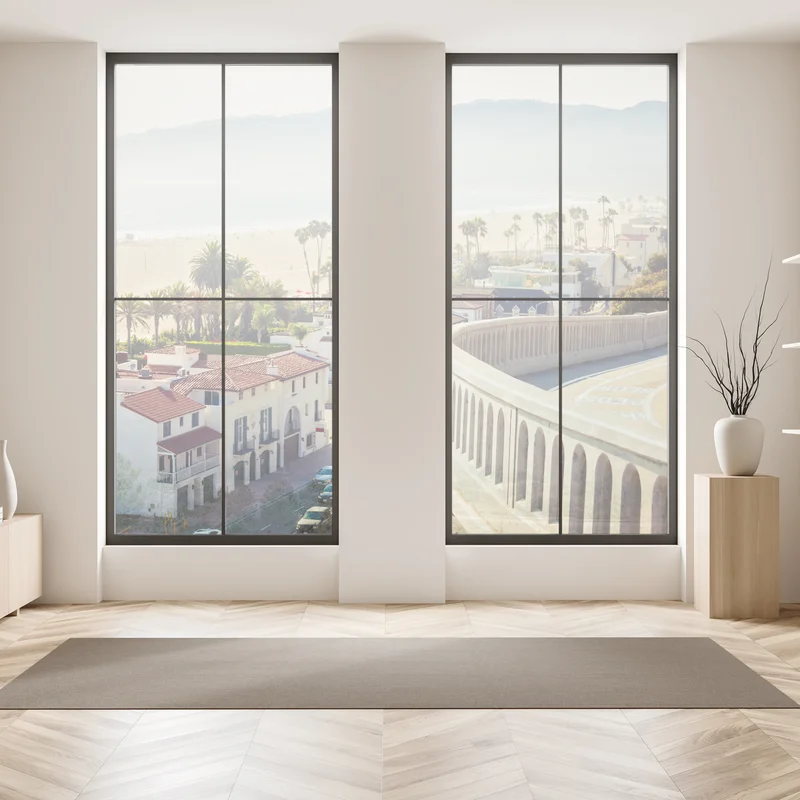 Fensteraufkleber Santa Monica küstenpanorama