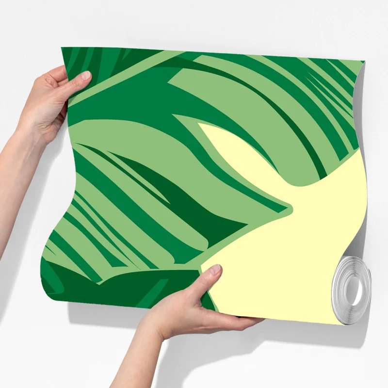 Fototapete tropisches muster mit bananenblättern Fototapete tropisches muster mit bananenblättern