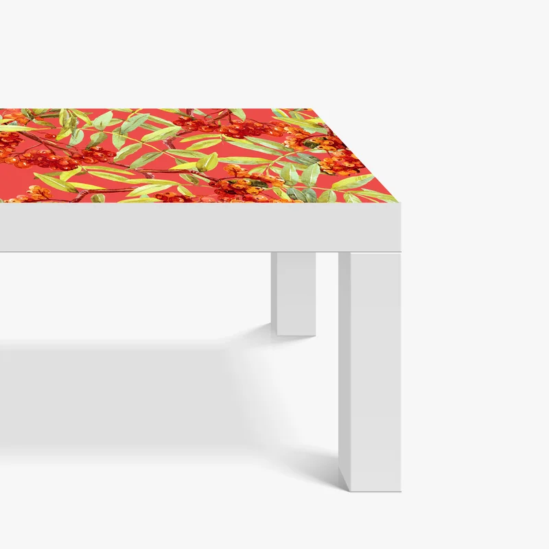 Tischaufkleber und Schreibtischaufkleber aquarellmuster mit vogelbeeren Tischaufkleber und Schreibtischaufkleber aquarellmuster mit vogelbeeren