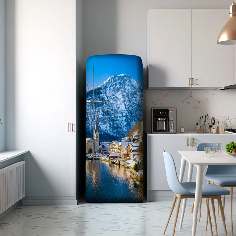 Kühlschrankaufkleber winterruhe in Hallstatt — alpendorf am see