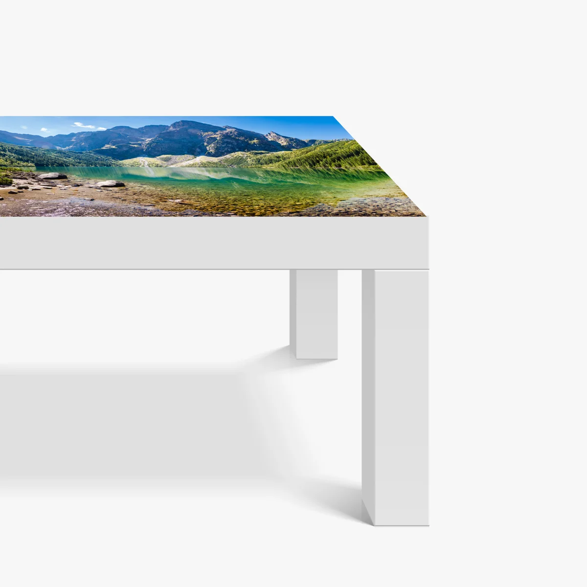 Tischaufkleber und Schreibtischaufkleber ruhiger alpensee Tischaufkleber und Schreibtischaufkleber ruhiger alpensee
