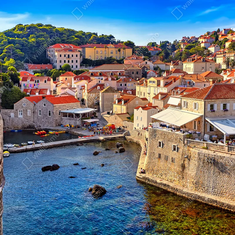 Fototapeta Dubrownik stare miasto nad morzem Fototapeta Dubrownik stare miasto nad morzem