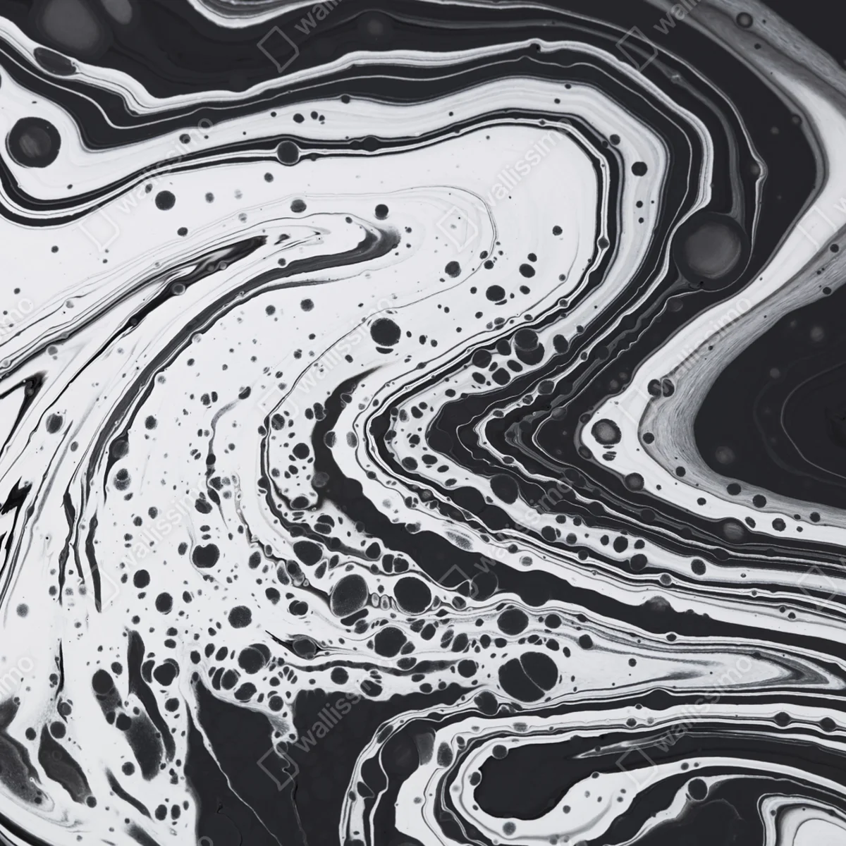 Fototapeta czarno-biała marmurowa abstrakcja Fototapeta czarno-biała marmurowa abstrakcja