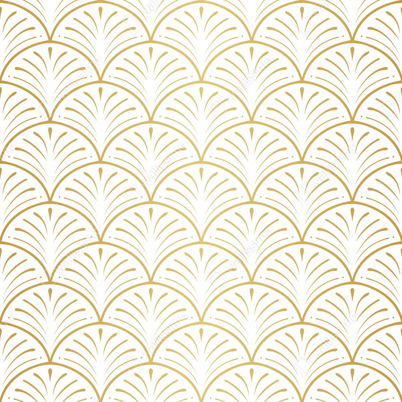 Schrankaufkleber goldenes art deco fächermuster Schrankaufkleber goldenes art deco fächermuster