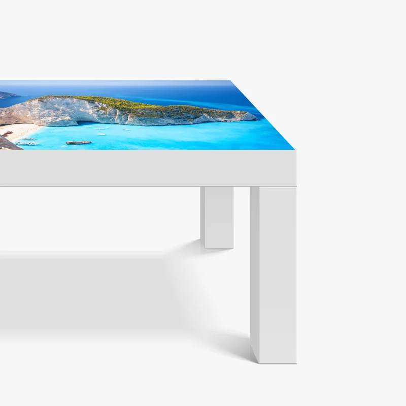 Tischaufkleber und Schreibtischaufkleber Navagio-Bucht türkisblauer strand, Zakynthos Tischaufkleber und Schreibtischaufkleber Navagio-Bucht türkisblauer strand, Zakynthos