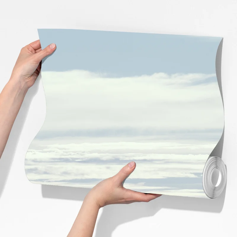 Fototapete neblige bergschichten im morgenlicht Fototapete neblige bergschichten im morgenlicht