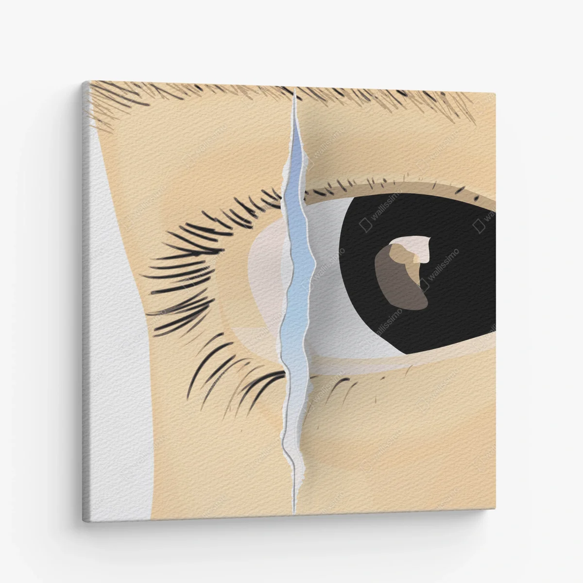 Leinwandbild Auge, das sieht • Leinwandbilder bei Wallnifity® Leinwandbild Auge, das sieht • Leinwandbilder bei Wallnifity®