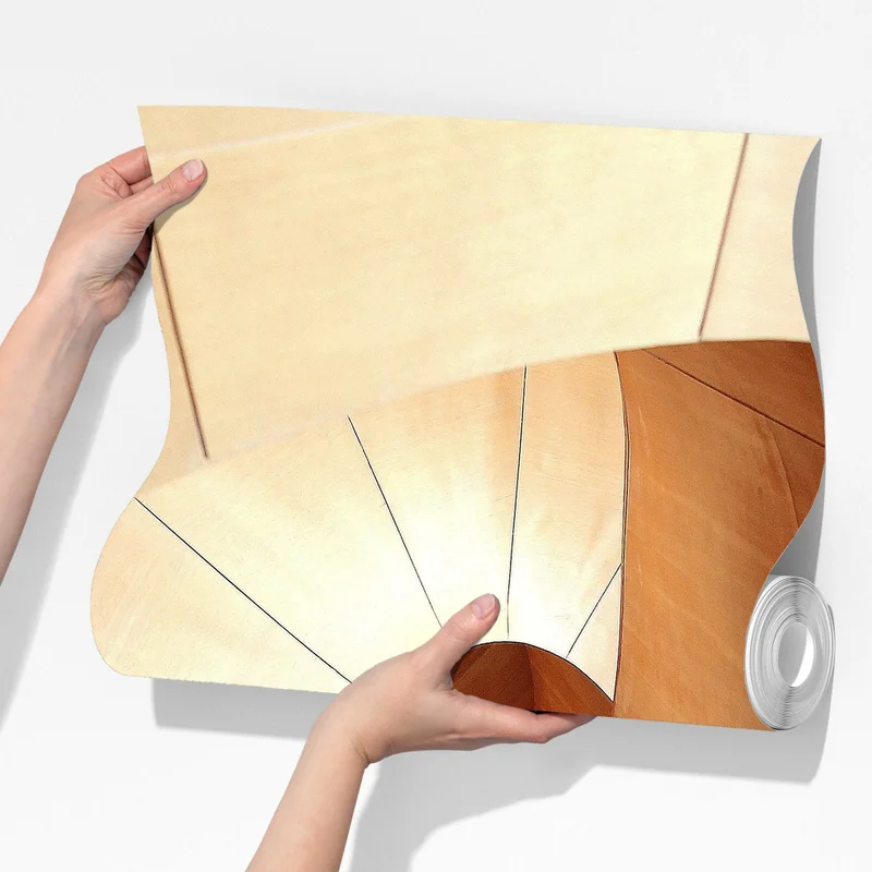 Fototapete warme holzspirale Fototapete warme holzspirale