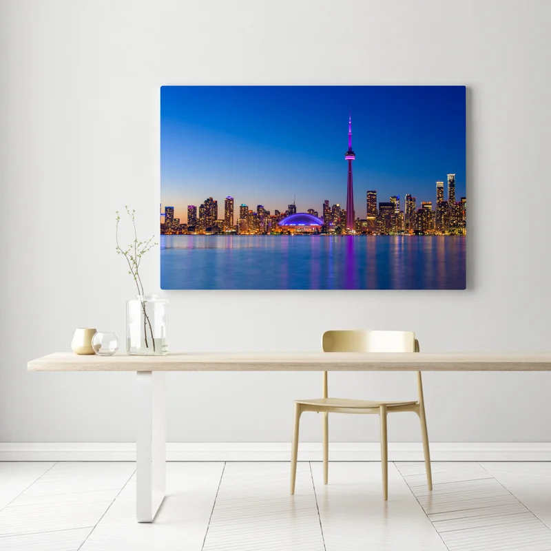 Leinwandbild Toronto skyline bei dämmerung Leinwandbild Toronto skyline bei dämmerung