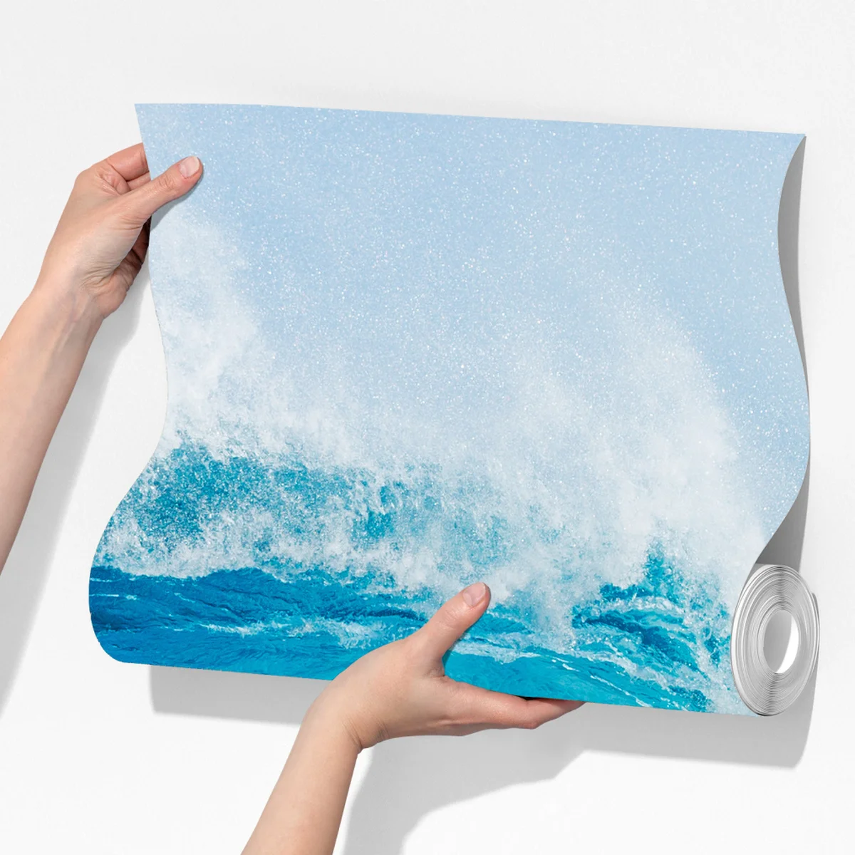 Fototapete majestätische blaue ozeanwelle Fototapete majestätische blaue ozeanwelle