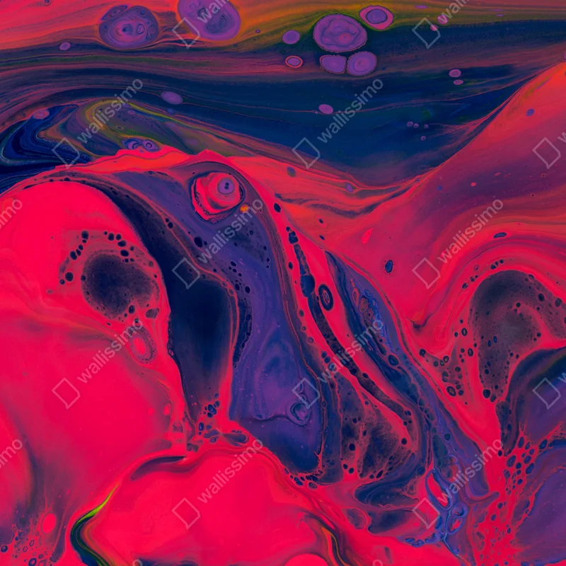 Türaufkleber leuchtende pinke abstrakte flüssige kunst Türaufkleber leuchtende pinke abstrakte flüssige kunst