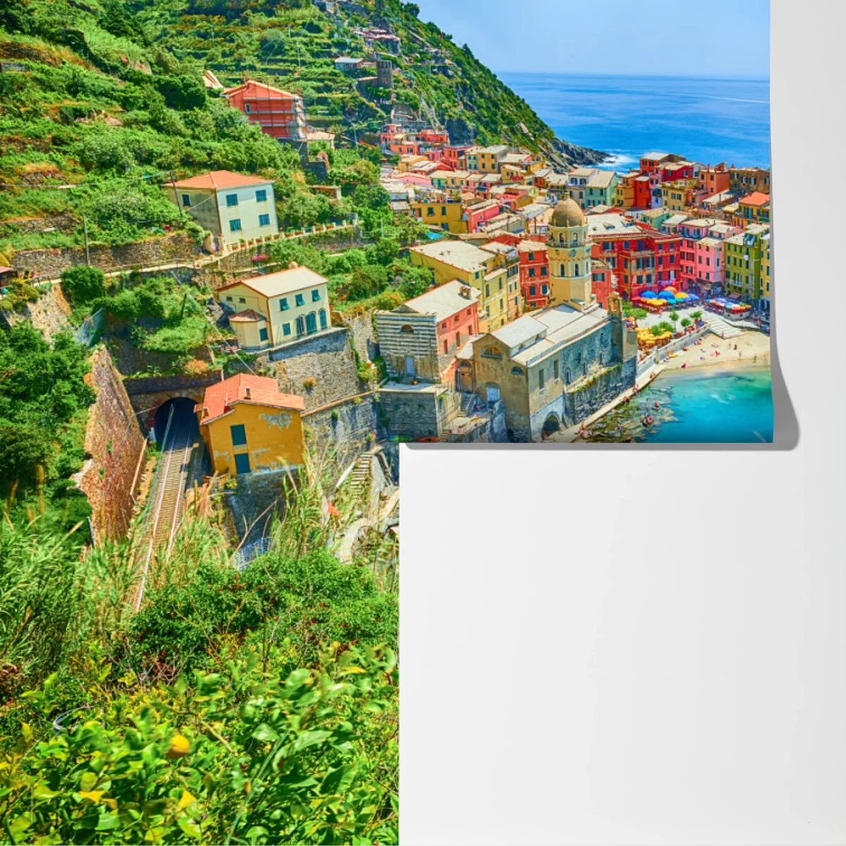 Fototapete Vernazza bunte küstenstadt, Italien Fototapete Vernazza bunte küstenstadt, Italien