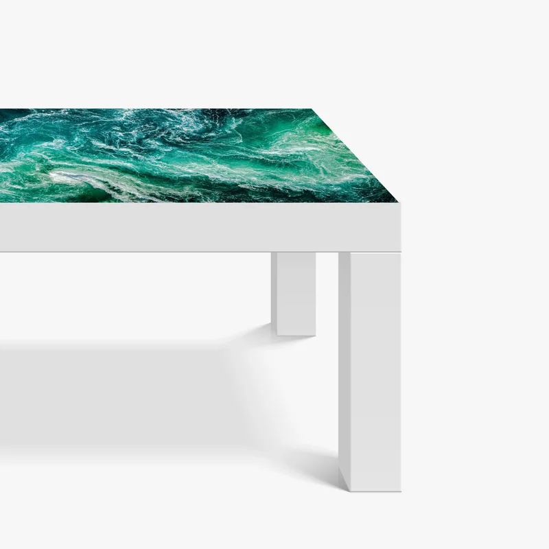 Tischaufkleber und Schreibtischaufkleber maelstrom bei Saltstraumen, Norwegen