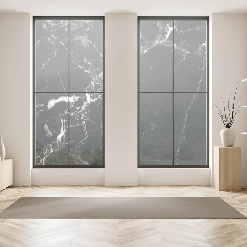 Fensteraufkleber schwarzer marmor mit adern Fensteraufkleber schwarzer marmor mit adern