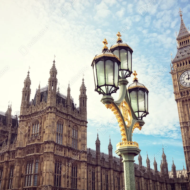 Leinwandbild Big Ben und Westminster-Palast in London Leinwandbild Big Ben und Westminster-Palast in London