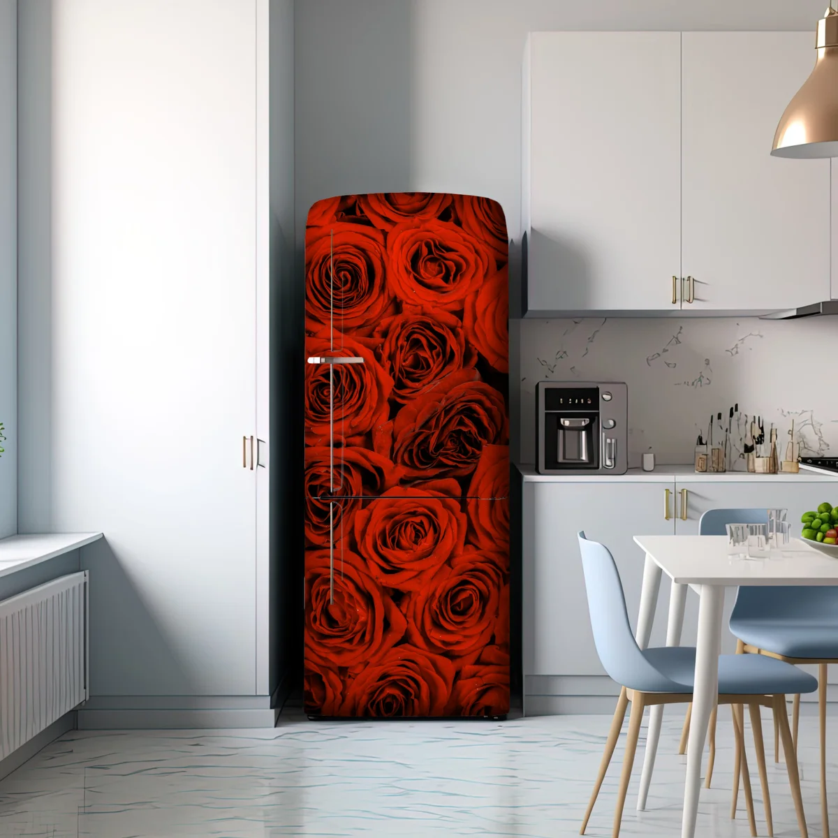 Kühlschrankaufkleber prächtiger strauß roter rosen Kühlschrankaufkleber prächtiger strauß roter rosen