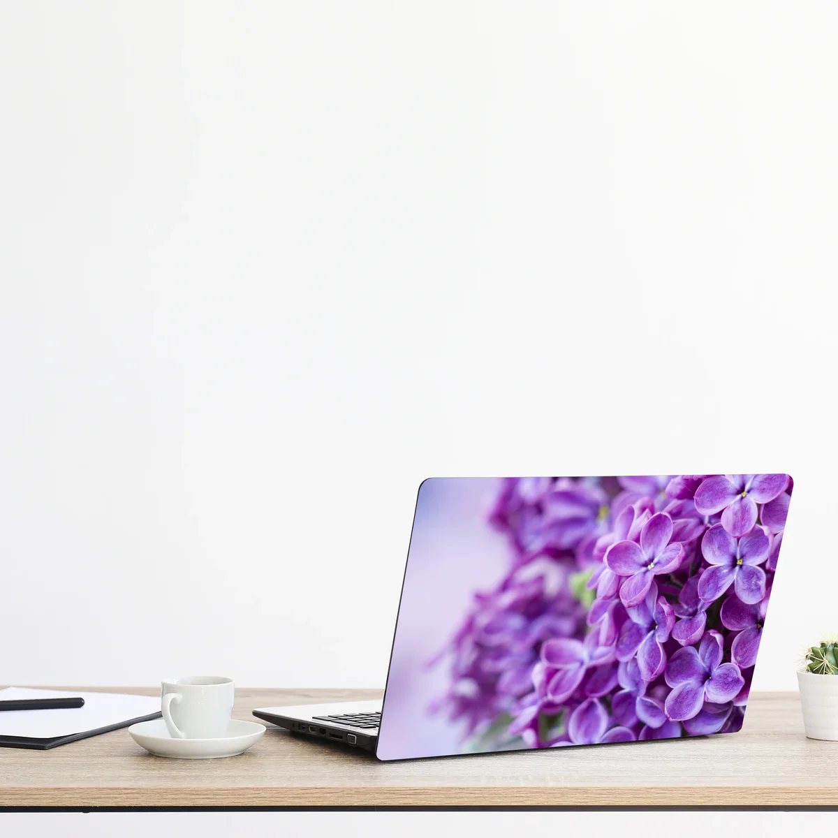 Laptop-Aufkleber lila fliederblüten nahaufnahme Laptop-Aufkleber lila fliederblüten nahaufnahme
