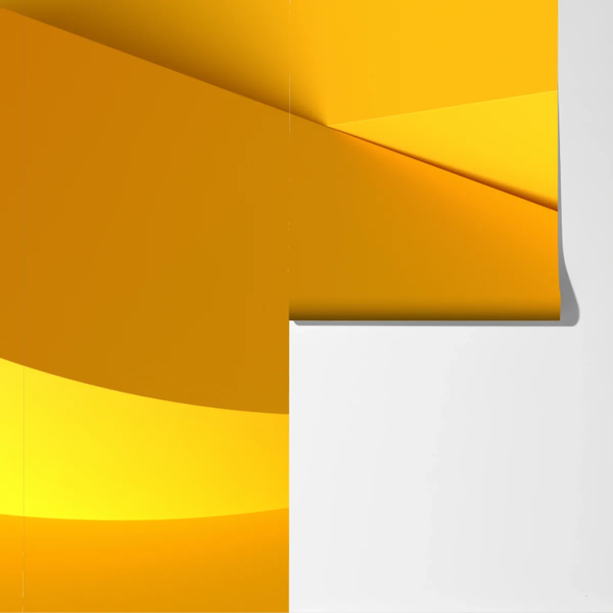 Fototapete gelbe geometrische abstraktion 3d Fototapete gelbe geometrische abstraktion 3d