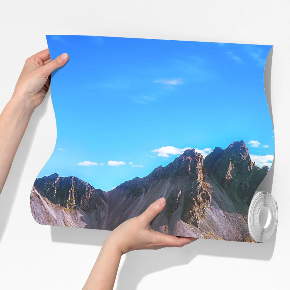 Fototapete lebendige lupinenwiesen bei Vestrahorn, Island Fototapete lebendige lupinenwiesen bei Vestrahorn, Island