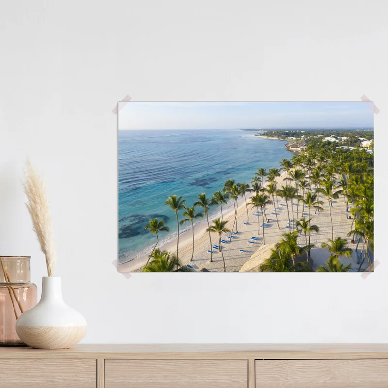 Poster Punta Cana luftaufnahme des strandes • Poster bei Wallnifity® Poster Punta Cana luftaufnahme des strandes • Poster bei Wallnifity®