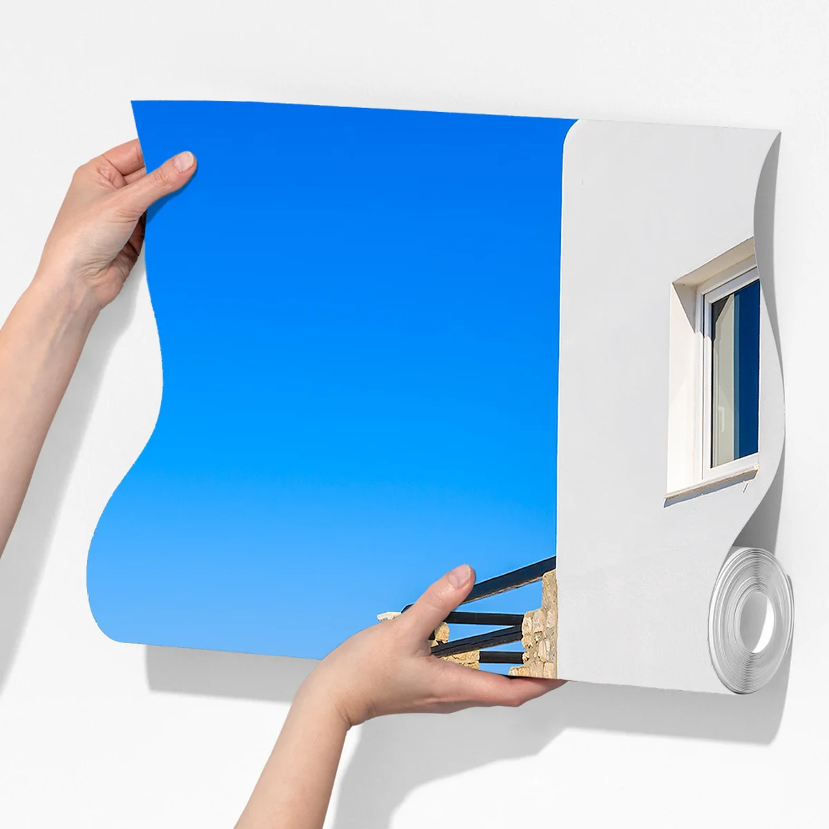 Fototapete sonnige gasse in Mykonos Fototapete sonnige gasse in Mykonos