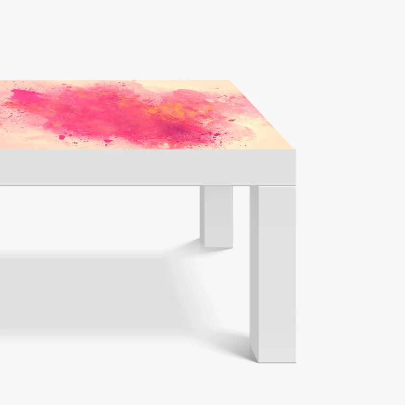 Tischaufkleber und Schreibtischaufkleber lebendige rosa aquarellspritzer Tischaufkleber und Schreibtischaufkleber lebendige rosa aquarellspritzer