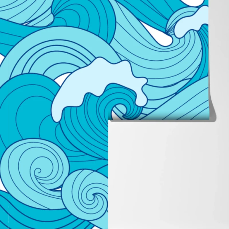 Fototapeta niebieskie fale oceanu Fototapeta niebieskie fale oceanu