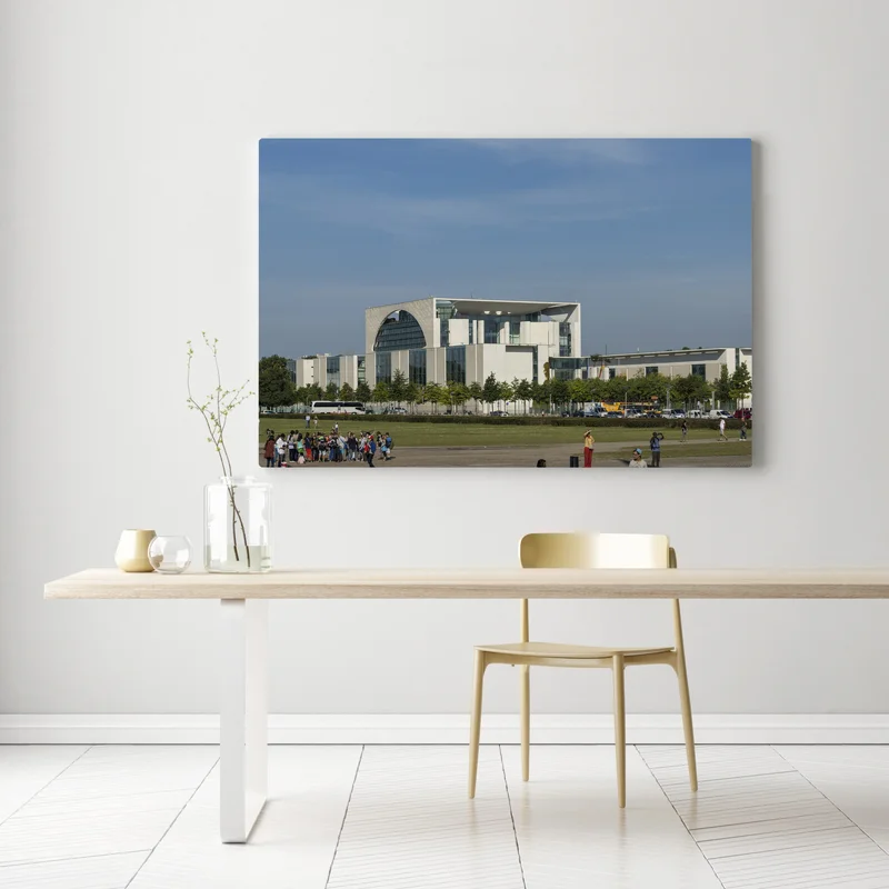 Leinwandbild das kanzleramt in berlin-mitte • Leinwandbilder bei Wallnifity® Leinwandbild das kanzleramt in berlin-mitte • Leinwandbilder bei Wallnifity®