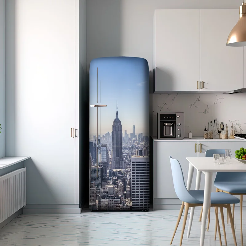 Kühlschrankaufkleber New York skyline mit Empire State Building