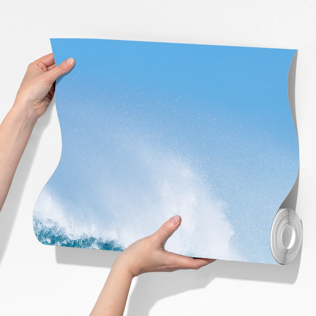 Fototapete majestätische türkisfarbene ozeanwelle Fototapete majestätische türkisfarbene ozeanwelle