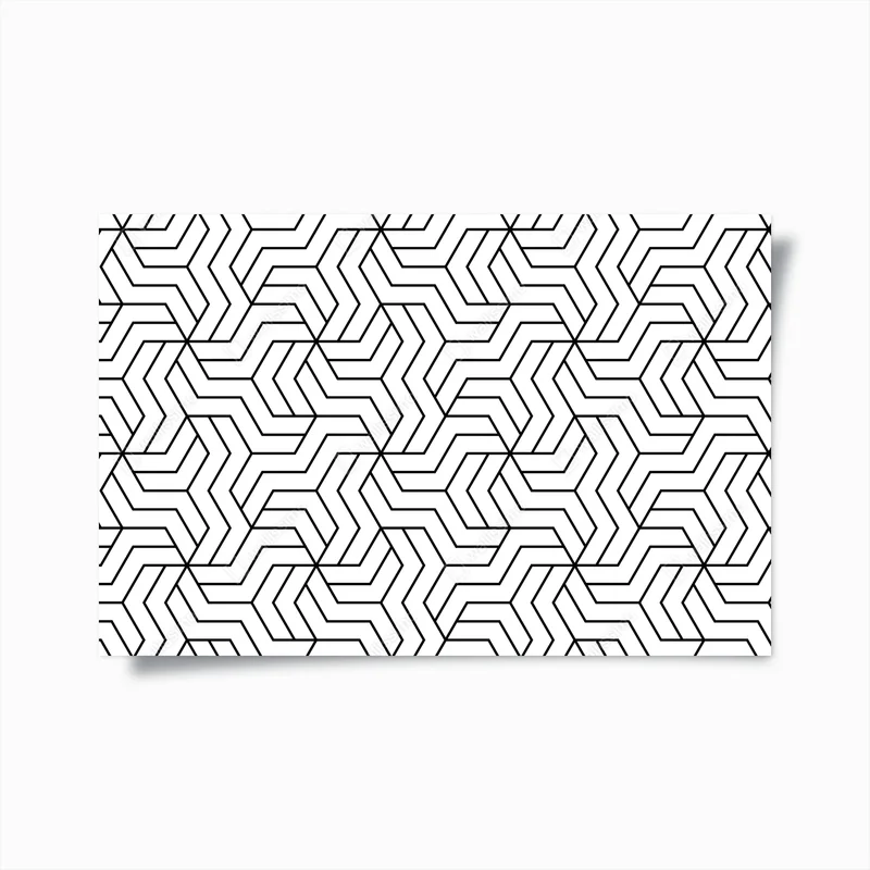 Poster schwarzweißes geometrisches muster • Poster bei Wallnifity® Poster schwarzweißes geometrisches muster • Poster bei Wallnifity®