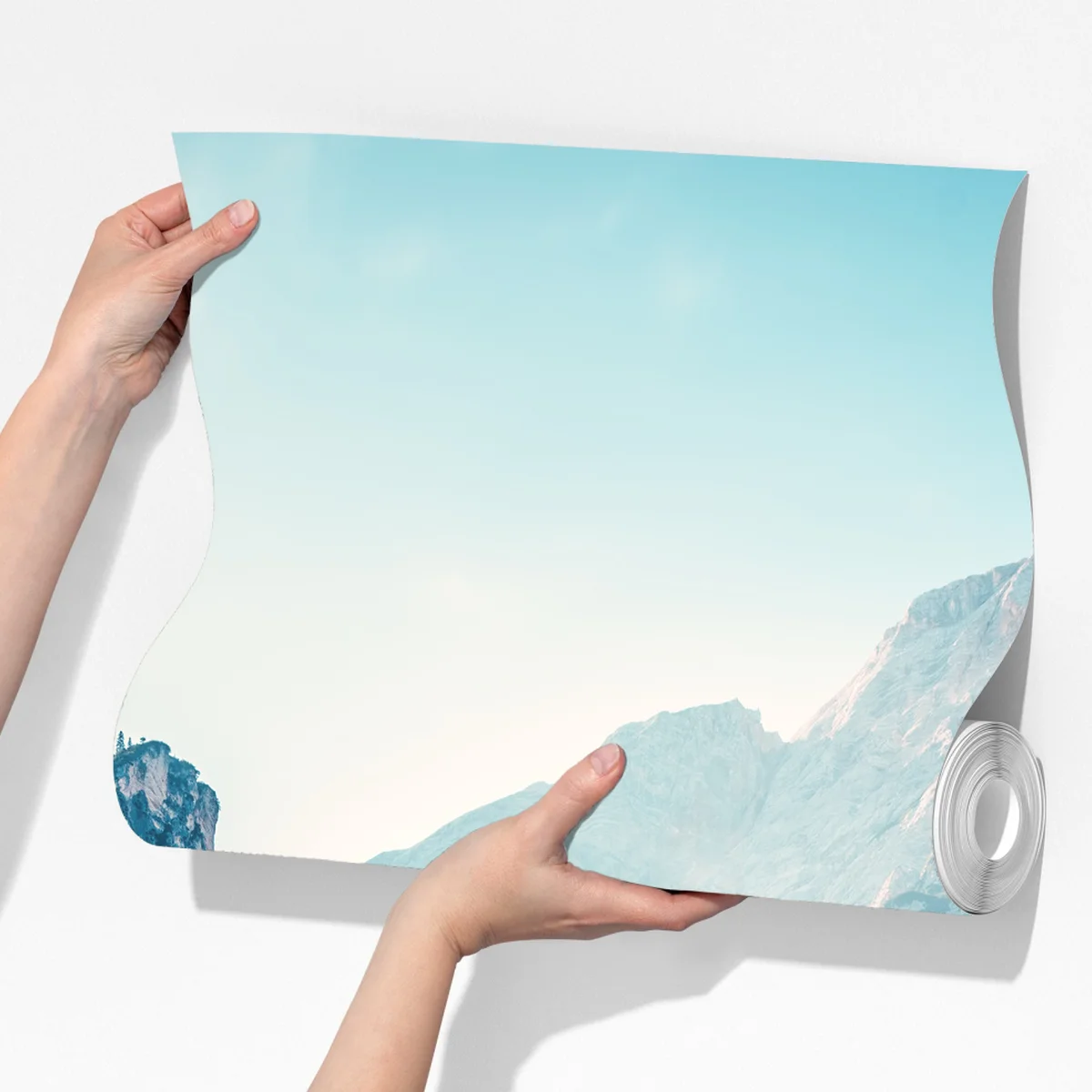 Fototapete ruhiger morgen am Pragser Wildsee, Dolomiten Fototapete ruhiger morgen am Pragser Wildsee, Dolomiten