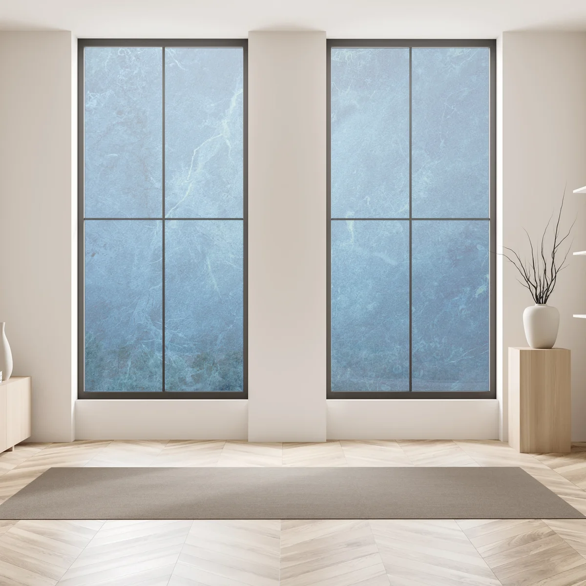 Fensteraufkleber tiefblaue marmortextur Fensteraufkleber tiefblaue marmortextur