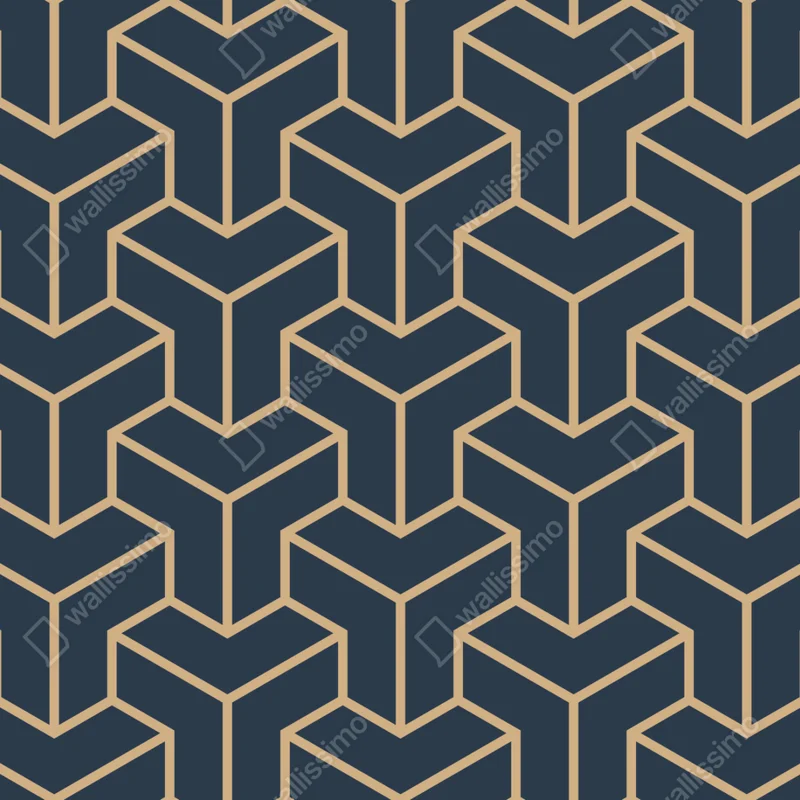 Tischaufkleber und Schreibtischaufkleber marineblaues geometrisches würfelmuster Tischaufkleber und Schreibtischaufkleber marineblaues geometrisches würfelmuster