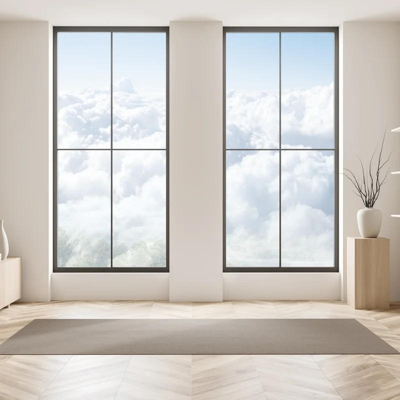 Fensteraufkleber ruhige wolkenlandschaft aus der luft