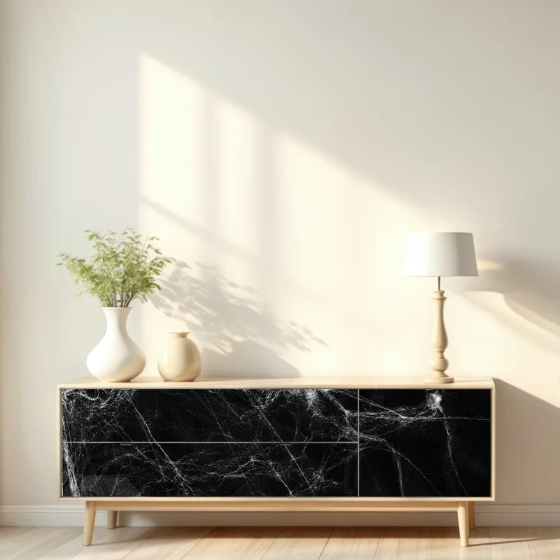 Repositionierbarer Aufkleber gespenstisches spinnennetz auf schwarzem hintergrund Repositionierbarer Aufkleber gespenstisches spinnennetz auf schwarzem hintergrund