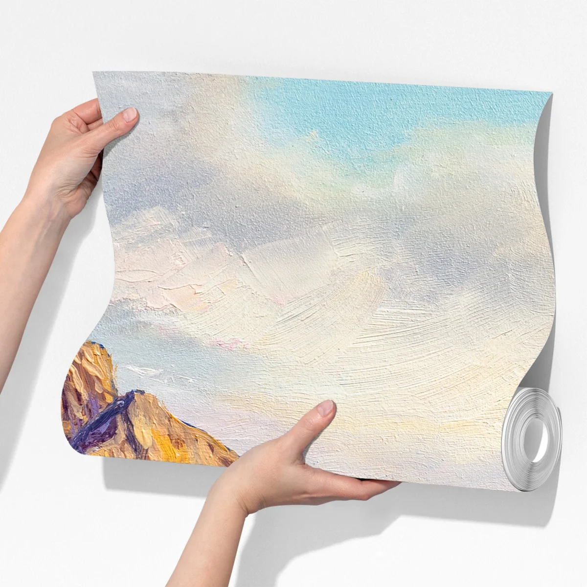 Fototapete türkisblaue welle - meereslandschaft in öl Fototapete türkisblaue welle - meereslandschaft in öl