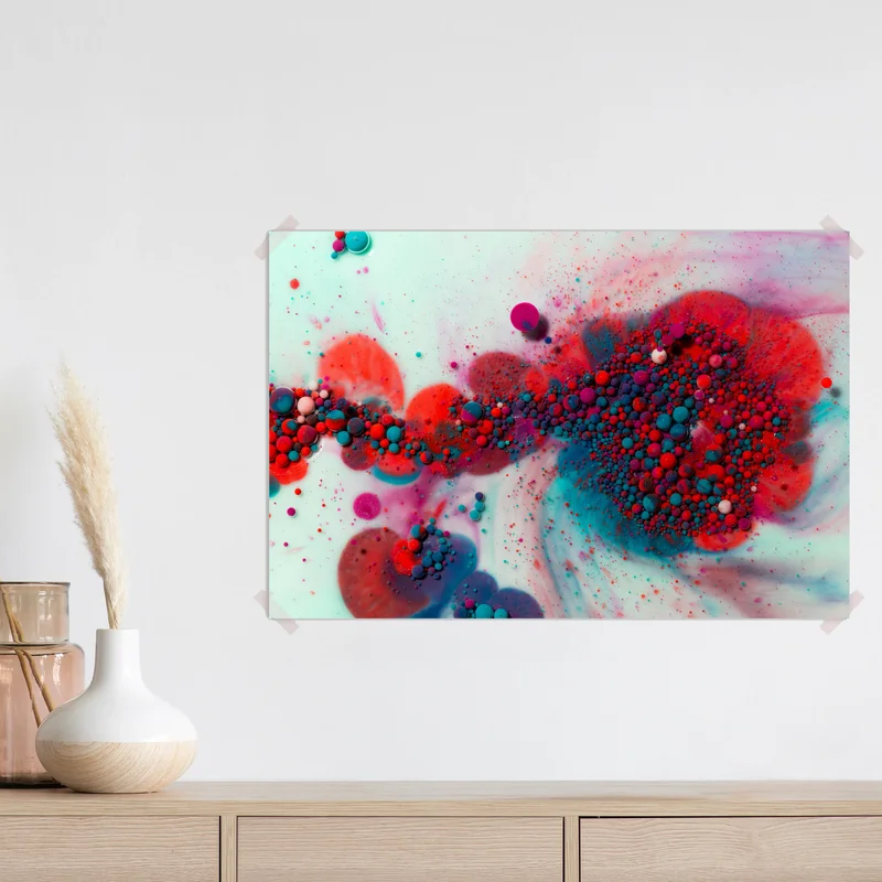 Poster lebendige marmorierte farbexplosion Poster lebendige marmorierte farbexplosion