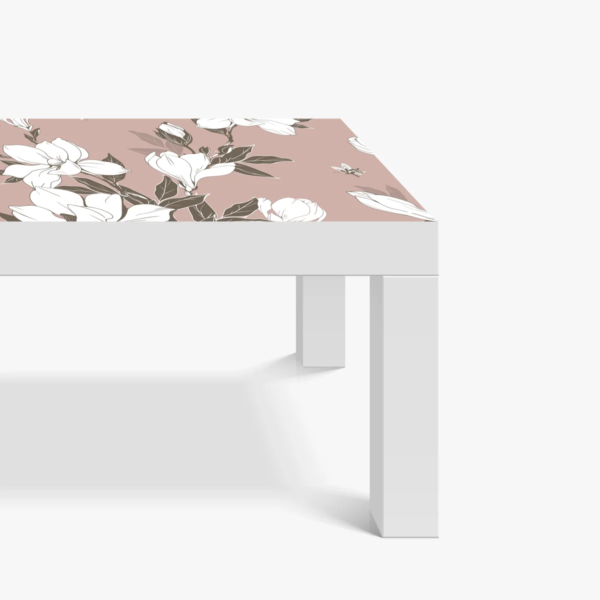 Tischaufkleber und Schreibtischaufkleber zartes magnolienmuster Tischaufkleber und Schreibtischaufkleber zartes magnolienmuster
