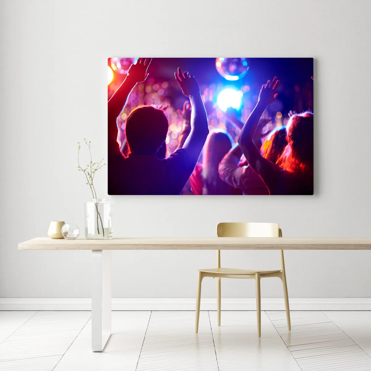 Leinwandbild Tanzende Menschen • Leinwandbilder bei Wallnifity® Leinwandbild Tanzende Menschen • Leinwandbilder bei Wallnifity®