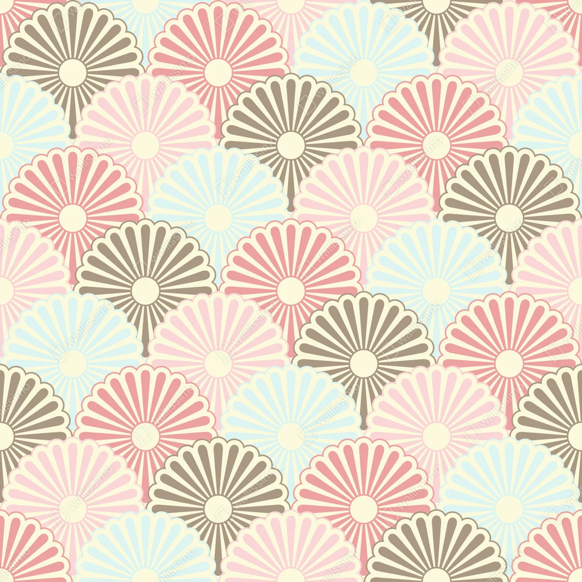 Fototapete pastelliges muschelmuster Fototapete pastelliges muschelmuster