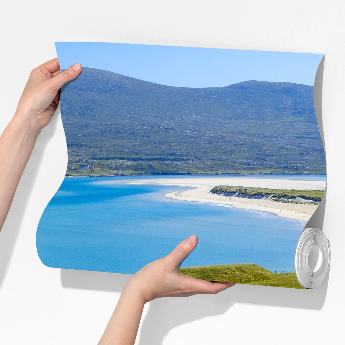 Fototapete ruhige türkisfarbene strandlandschaft Fototapete ruhige türkisfarbene strandlandschaft