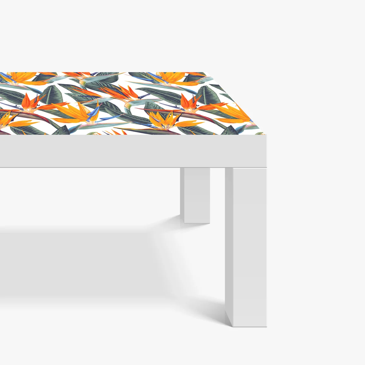 Tischaufkleber und Schreibtischaufkleber tropisches muster mit strelitzien Tischaufkleber und Schreibtischaufkleber tropisches muster mit strelitzien