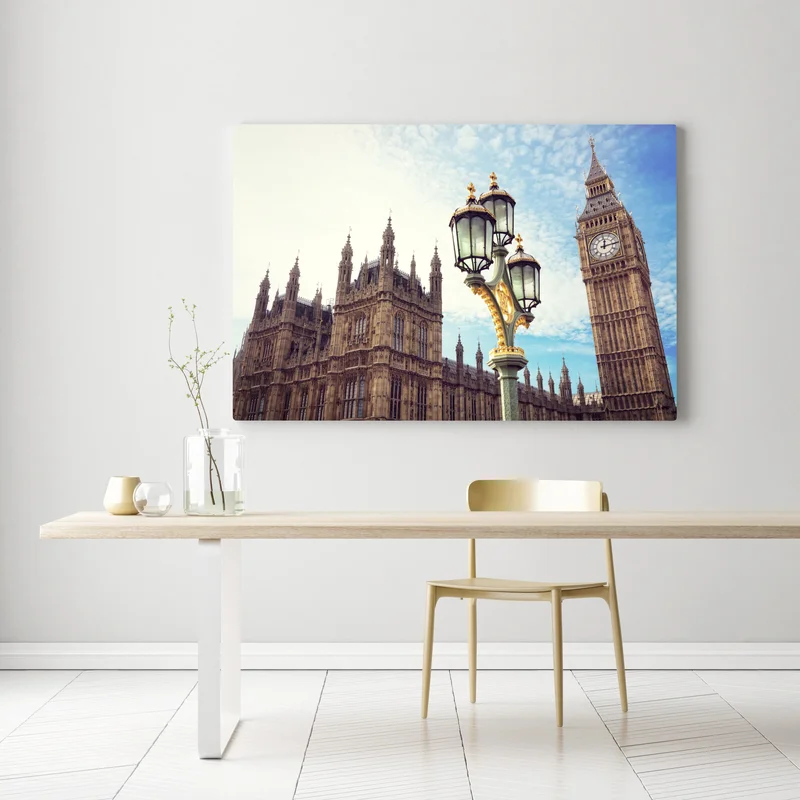 Leinwandbild Big Ben und Westminster-Palast in London Leinwandbild Big Ben und Westminster-Palast in London