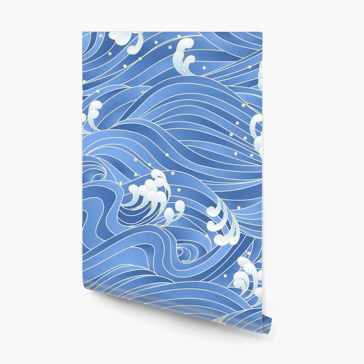 Fototapete stilisiertes Japanisches wellenmuster Fototapete stilisiertes Japanisches wellenmuster