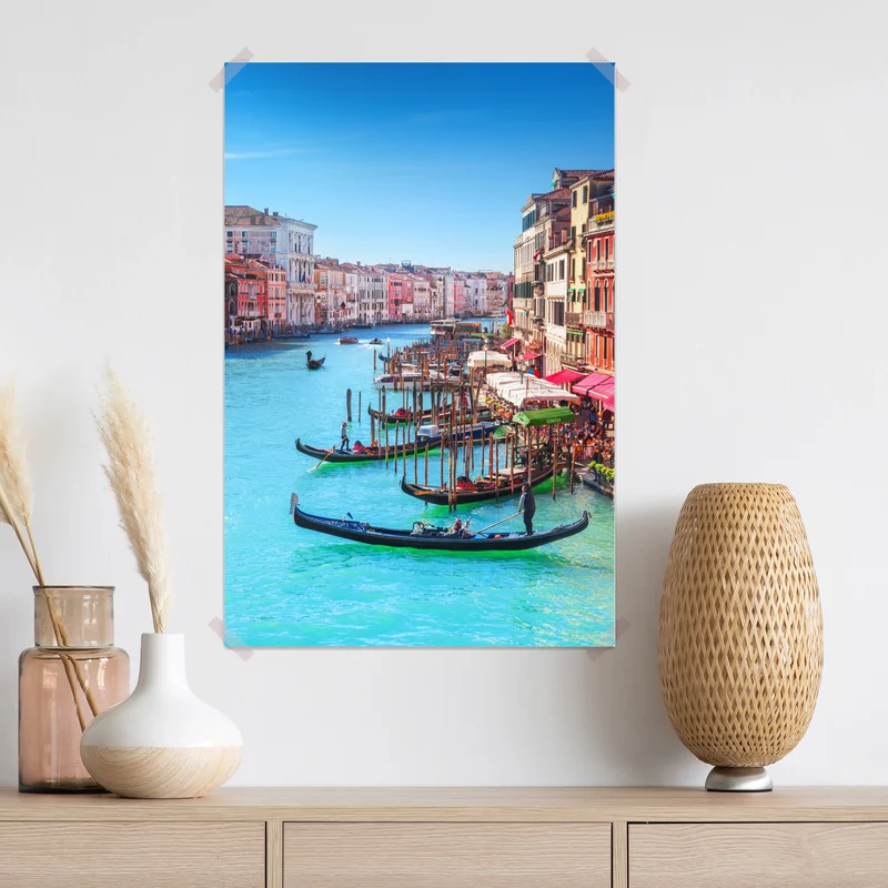 Poster Venedig großer kanal stadtansicht Poster Venedig großer kanal stadtansicht